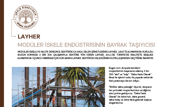 Modüler İskele Endüstrisinin Bayrak Taşıyıcısı