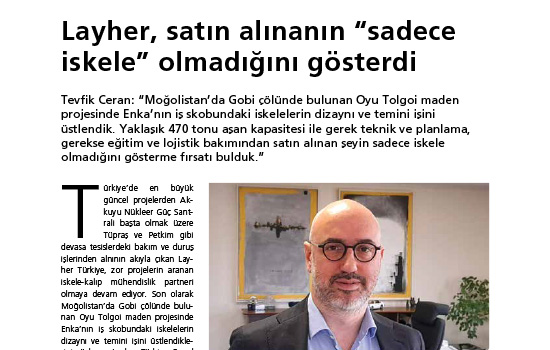 Layher, satın alınanın “sadece iskele” olmadığını gösterdi