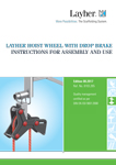 Layher Hoist Wheel with drop brake